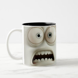 Sarcastic Face 3D-Tasse Zweifarbige Tasse