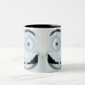 Sarcastic Face 3D Zweifarbige Tasse (Mittel)