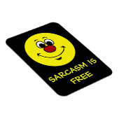 Sarcastic Face Grumpey Magnet (Rechte Seite)