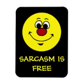 Sarcastic Face Grumpey Magnet (Vertikal)