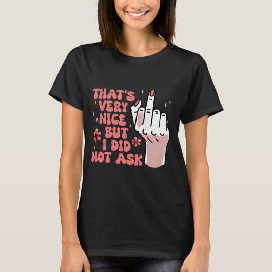 Sarcastic Feminist T-Shirt (Vorderseite)