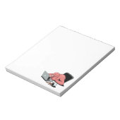 Sarcastic Flamingo Funny Office Geschenk Notizblock (Rotiert)