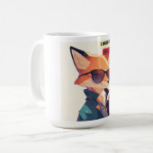 Sarcastic Fox Coffee Tasse - Kaffee & Attitude (Vorderseite Links)