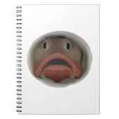 Sarcastic Fringehead - Fish Head Notebook Notizblock (Vorderseite)