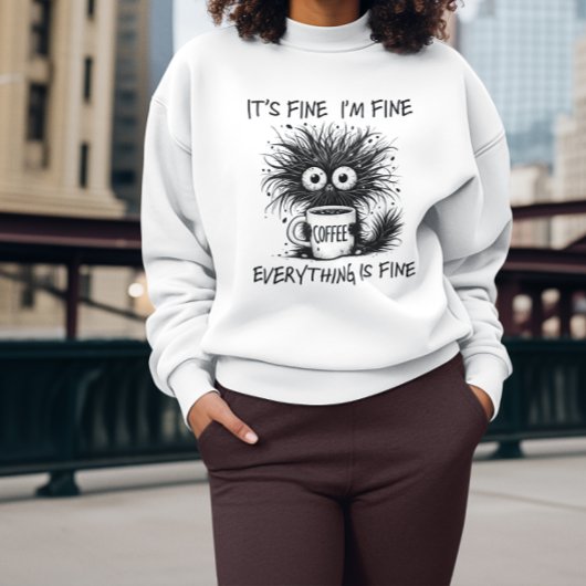 Sarcastic Funny Cat Es ist gut, dass ich gut bin Sweatshirt