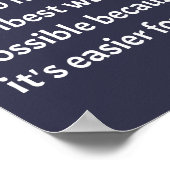 Sarcastic Funny Dumb Spaß Poster (Ecke)