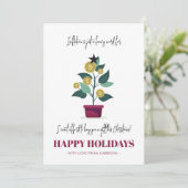 Sarcastic Funny Inflation 2022 Weihnachtskarte Karte (Stehend Vorderseite)