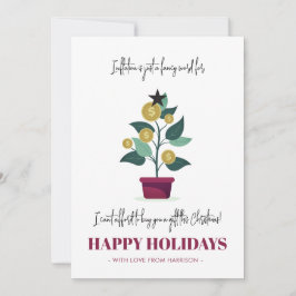 Sarcastic Funny Inflation 2022 Weihnachtskarte Karte