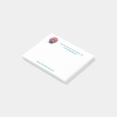 Sarcastic Funny Mind Reader Post-it Klebezettel (angewinkelt)