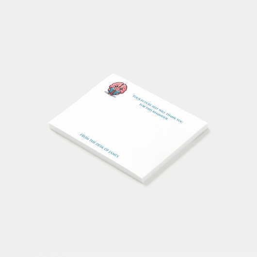 Sarcastic Funny Mind Reader Post-it Klebezettel (angewinkelt)