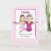 Sarcastic Funny Mother Mama Mum Cartoon Geburtstag Karte (Vorderseite)