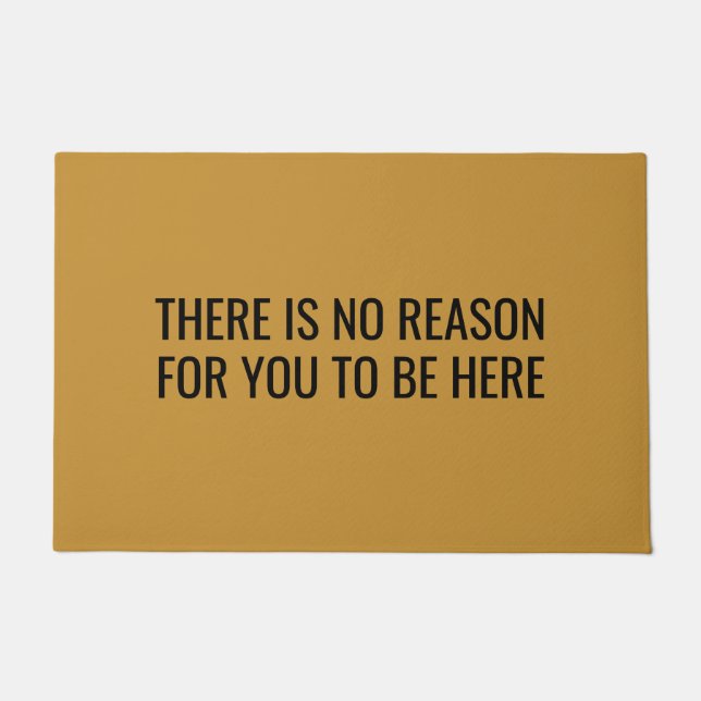 Sarcastic Funny Rude Fußmatte (Vorderseite)