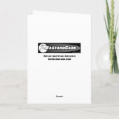 Sarcastic Funny Wedding - Gib ihm eine Monatskarte Karte (Rückseite)