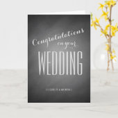 Sarcastic Funny Wedding - Gib ihm eine Monatskarte Karte (Gelbe Blume)