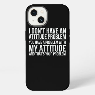 Sarcastic Gag Geschenk für schnauzige Leute mit sc iPhone 13 Hülle