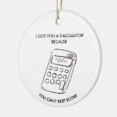 Sarcastic Gag Gift for Teammates Friends Keramik Ornament (Links)