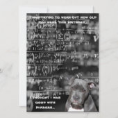 Sarcastic Geburtstag Karte (Vorderseite)