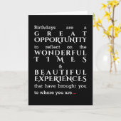 Sarcastic Geburtstagskarte - Nichts reflektieren Karte (Gelbe Blume)