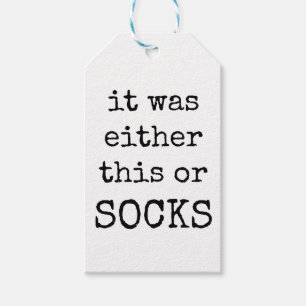 Sarcastic Gift Tags, Funny Presence Label Geschenkanhänger