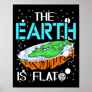 Sarcastic Globe Skeptic Witz für Galaxy Fans Poster