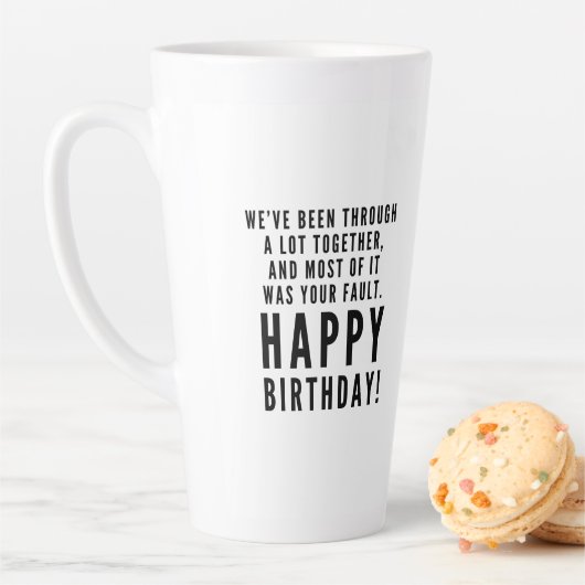Sarcastic glücklicher Geburtstag für beste Freundi Milchtasse (Beispiel)