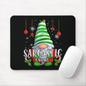 Sarcastic Gnome Christmas Pajamas Matching Family  Mousepad (Mit Mouse)