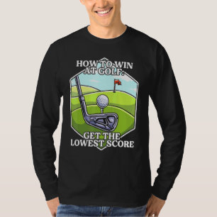 Sarcastic Golf Inspiriert Golf Sarcasm Verwandter T-Shirt
