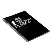 Sarcastic Golf Joke Golfplatz Spaß Golfing Notizblock (Rechte Seite)