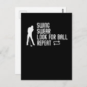 Sarcastic Golf Joke Golfplatz Spaß Golfing Postkarte (Vorne/Hinten)