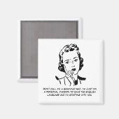 Sarcastic Grammar Nazi Magnet (Vorderseite/Rückseite)