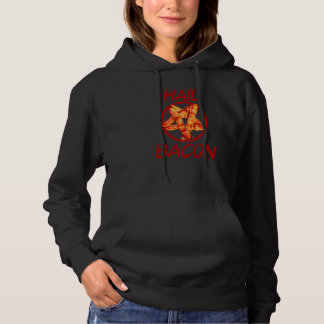 Sarcastic Hail Bacon Satanist Pentagram Nerdy Dad  Hoodie