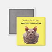 Sarcastic Humor Magnet (Vorderseite/Rückseite)