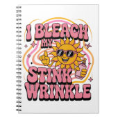 Sarcastic I Bleach My Stink Wrinkle Funny Gag Meme Notizblock (Vorderseite)