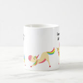 Sarcastic Ich mag falsch sein, aber sein unwahrsch Kaffeetasse (Mittel)