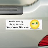 Sarcastic Ignorant Emoji Personalize Autoaufkleber (Auf Auto)