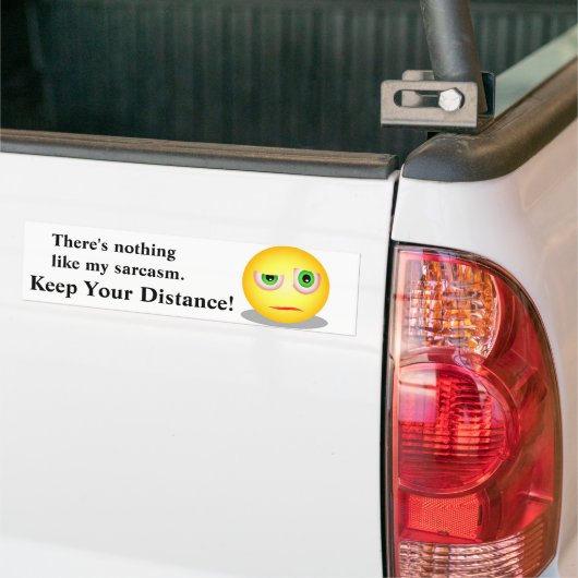 Sarcastic Ignorant Emoji Personalize Autoaufkleber (Auf Lkw)