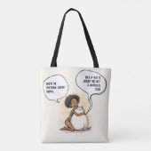 Sarcastic Introvert Emotional Support Cat Quote Tasche (Rückseite)