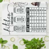 Sarcastic Kitchen Chart   Geschirrtuch (Gefaltet)