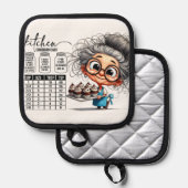 Sarcastic Kitchen Chart   Topflappen (Vorderseite/Rückseite)