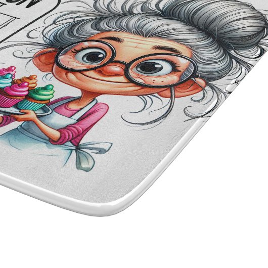 Sarcastic Kitchen Cheat Sheet  Chart   Schneidebrett (Ecke)