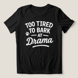 Sarcastic Lazy Dog Chill Mood Art Tri-Blend Shirt