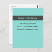 Sarcastic / lustig Sorry, dass du nicht von mir ge Postkarte (Vorne/Hinten)