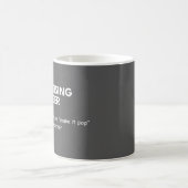 Sarcastic Marketing Manager Spaß Kaffeetasse (Mittel)