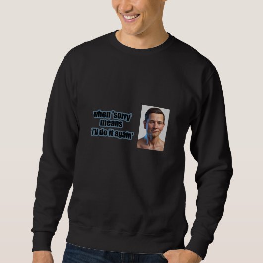 Sarcastic-men-Sweatshirt Sweatshirt (Vorderseite)