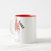 Sarcastic Meowy Xmas Cat Tasse (Vorderseite Links)