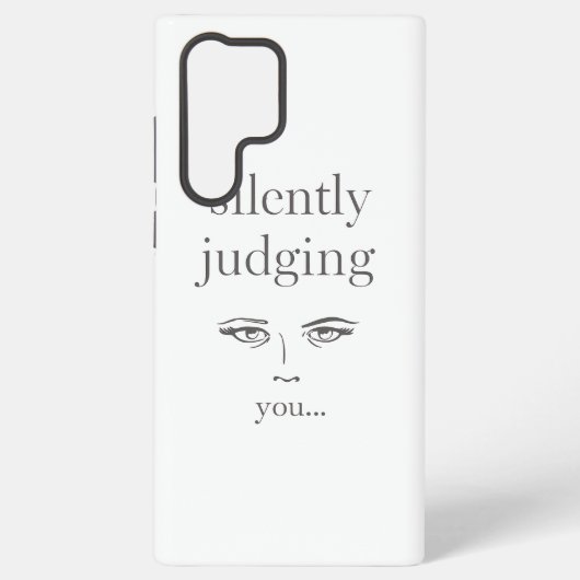 Sarcastic Minimalist Introvert Humor Samsung Galaxy Hülle (Rückseite)