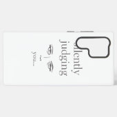 Sarcastic Minimalist Introvert Humor Samsung Galaxy Hülle (Rückseite (Horizontal))