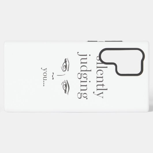 Sarcastic Minimalist Introvert Humor Samsung Galaxy Hülle (Rückseite (Horizontal))