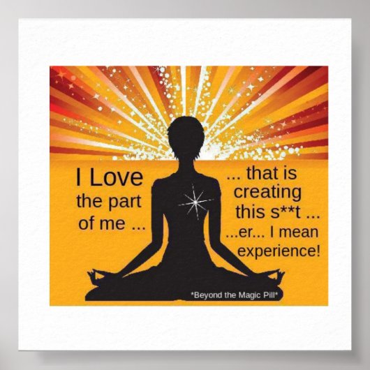 Sarcastic Motivierend Poster (Vorne)