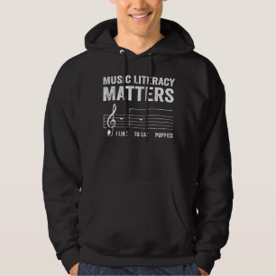 Sarcastic Music Literacy spielt eine Rolle, die ic Hoodie